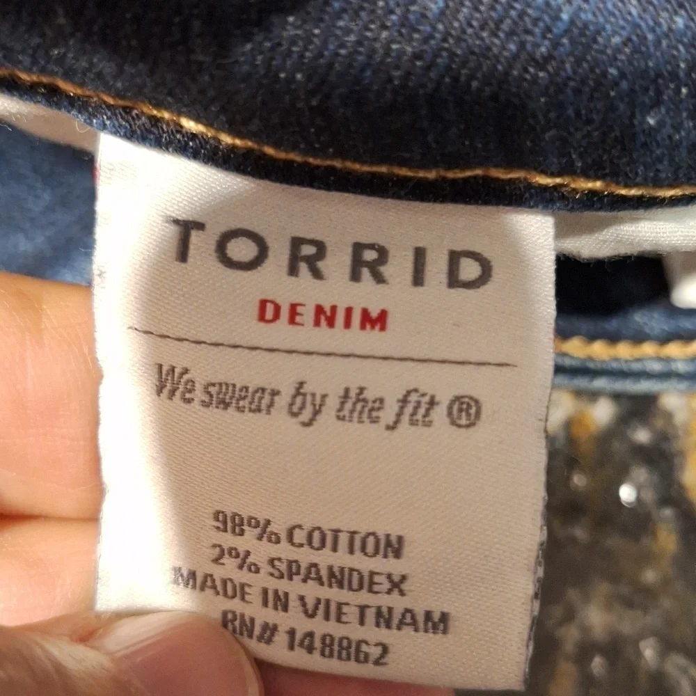 Torrid Blue Denim Shorts